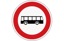 Zákaz vjezdu autobusů<br />
Značka zakazuje vjezd autobusům. TestImage